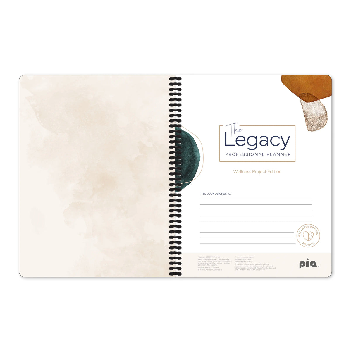The Legacy Professional Planner: Refill